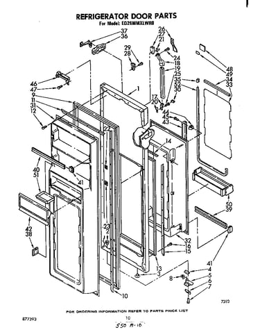 Refrigerator door