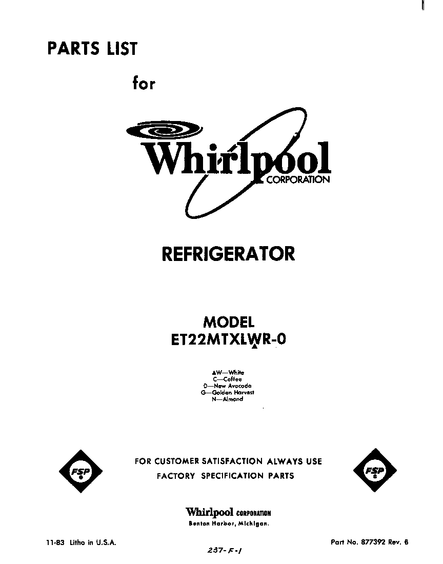 Front cover