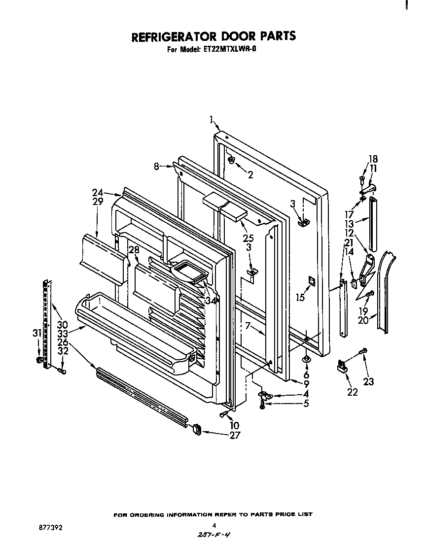 Refrigerator door
