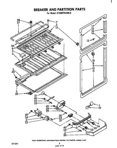 Breaker and partition
