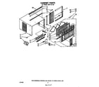 Whirlpool AHF12120 cabinet parts diagram
