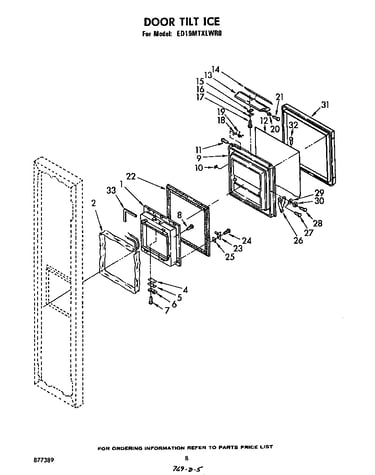 Door tilt ice