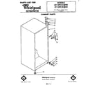 Whirlpool ET12PCXLWR0 cabinet diagram