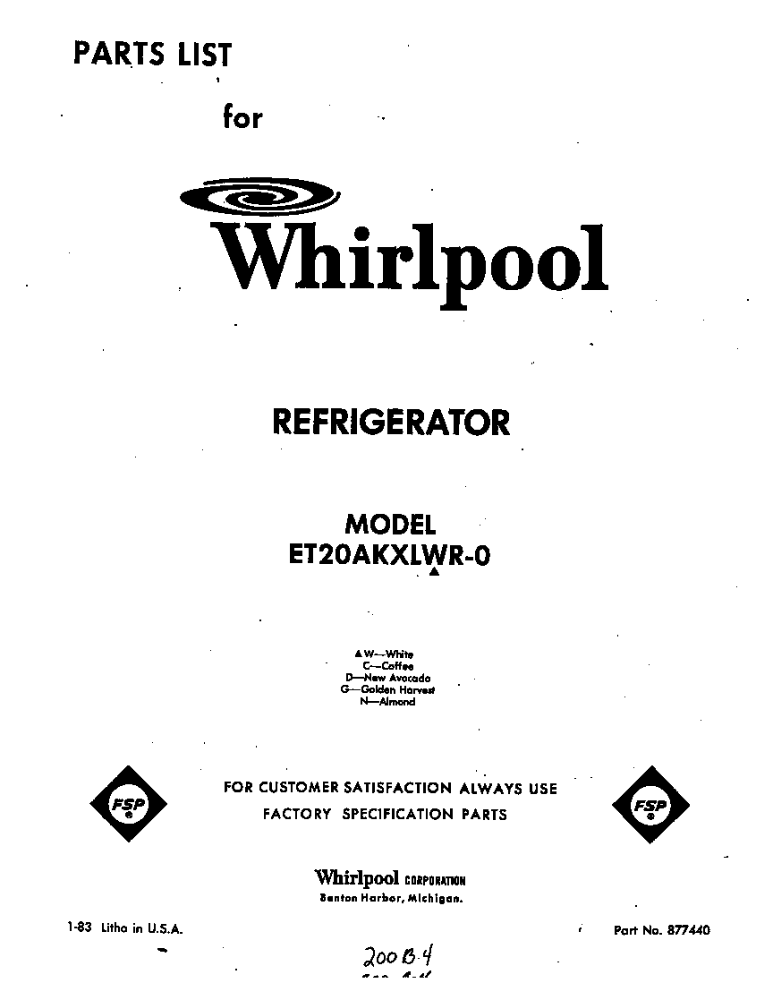 Front cover