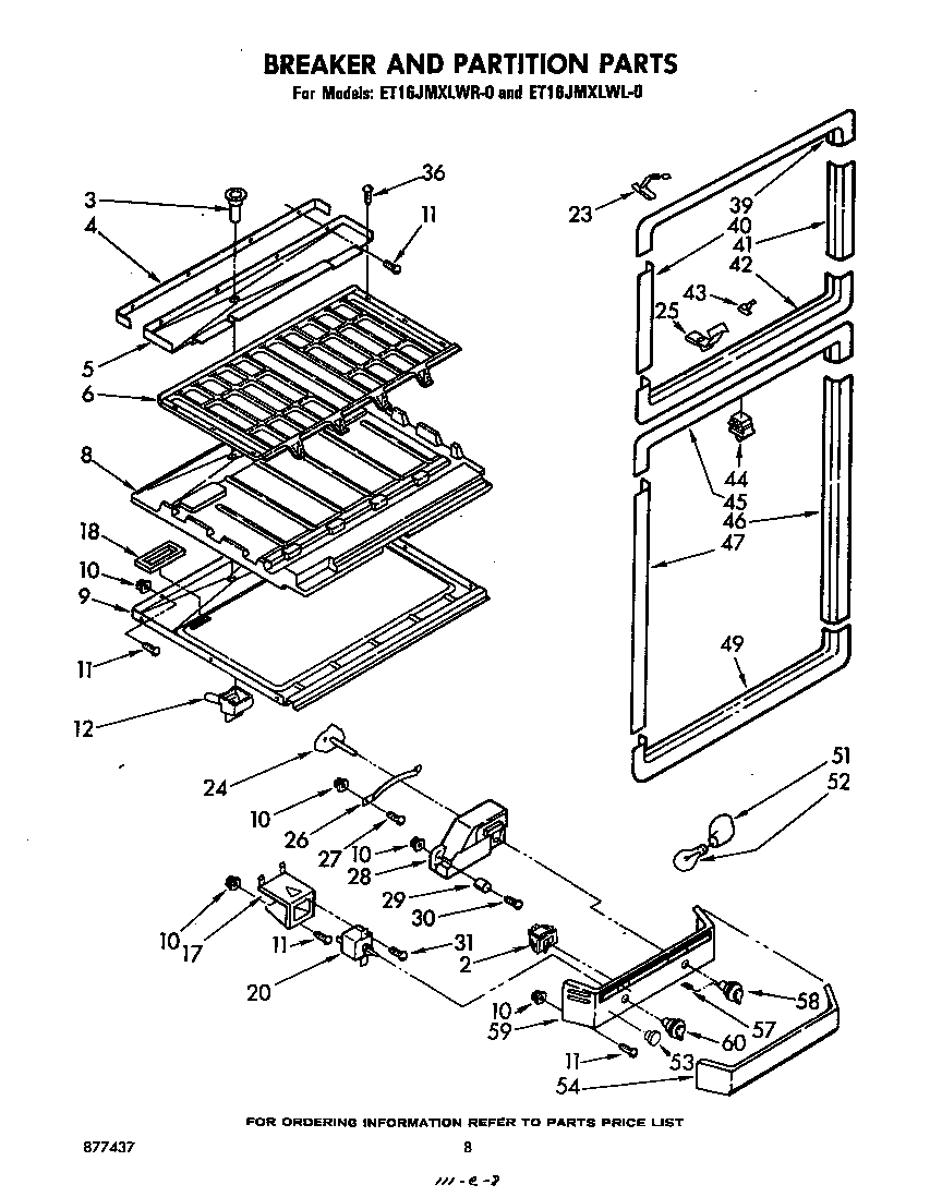 Breaker and partition