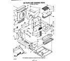 Whirlpool AHF18041 air flow and control diagram