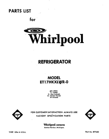 Front cover