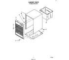 Whirlpool AHA02023 cabinet parts diagram