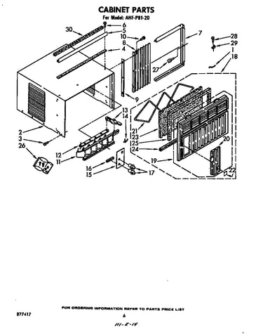 Cabinet parts