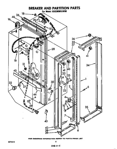 Breaker and partition
