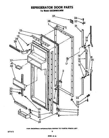 Refrigerator door