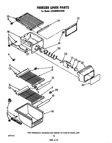 Freezer liner