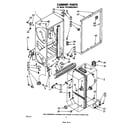 Whirlpool ED22MKXLWR0 cabinet diagram