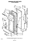 Refrigerator door