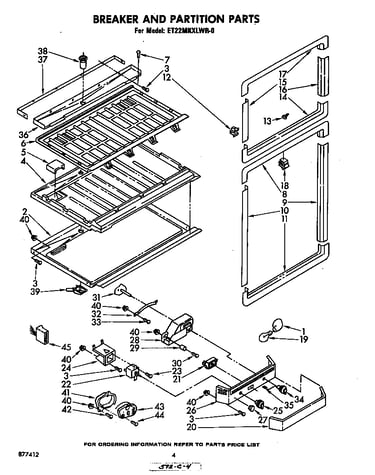 Breaker and partition