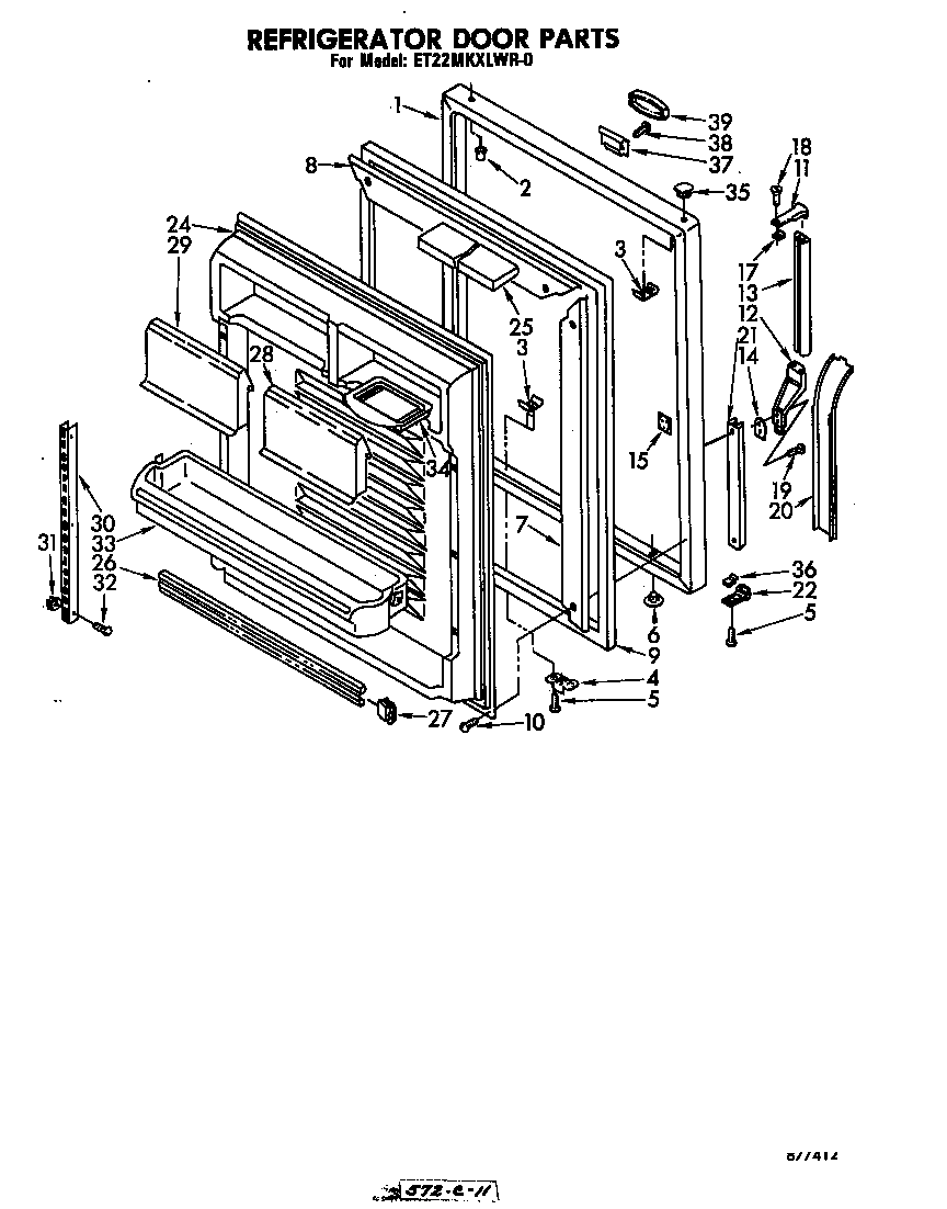 REFRIGERATOR DOOR