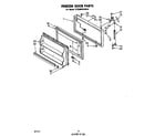 Whirlpool ET22MKXLWR0 freezer door diagram