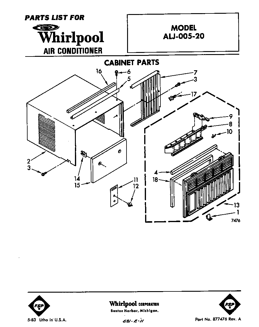 CABINET PARTS