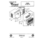 Whirlpool ALJ00520 cabinet parts diagram