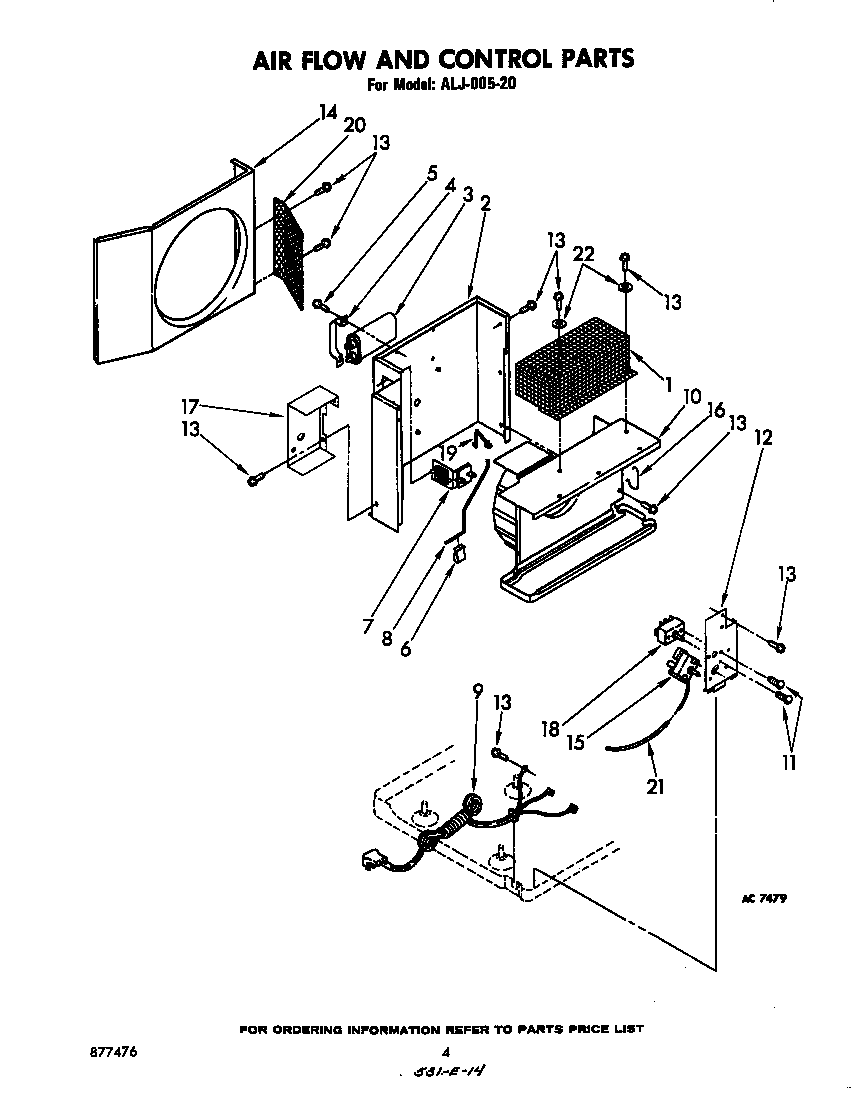 Air flow and control parts