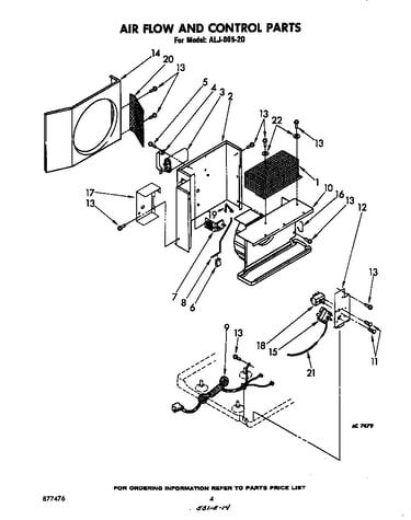 Air flow and control parts