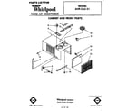 Whirlpool AHFC6321 cabinet and front parts diagram