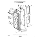 Whirlpool ED19TKXLWR0 refrigerator door diagram
