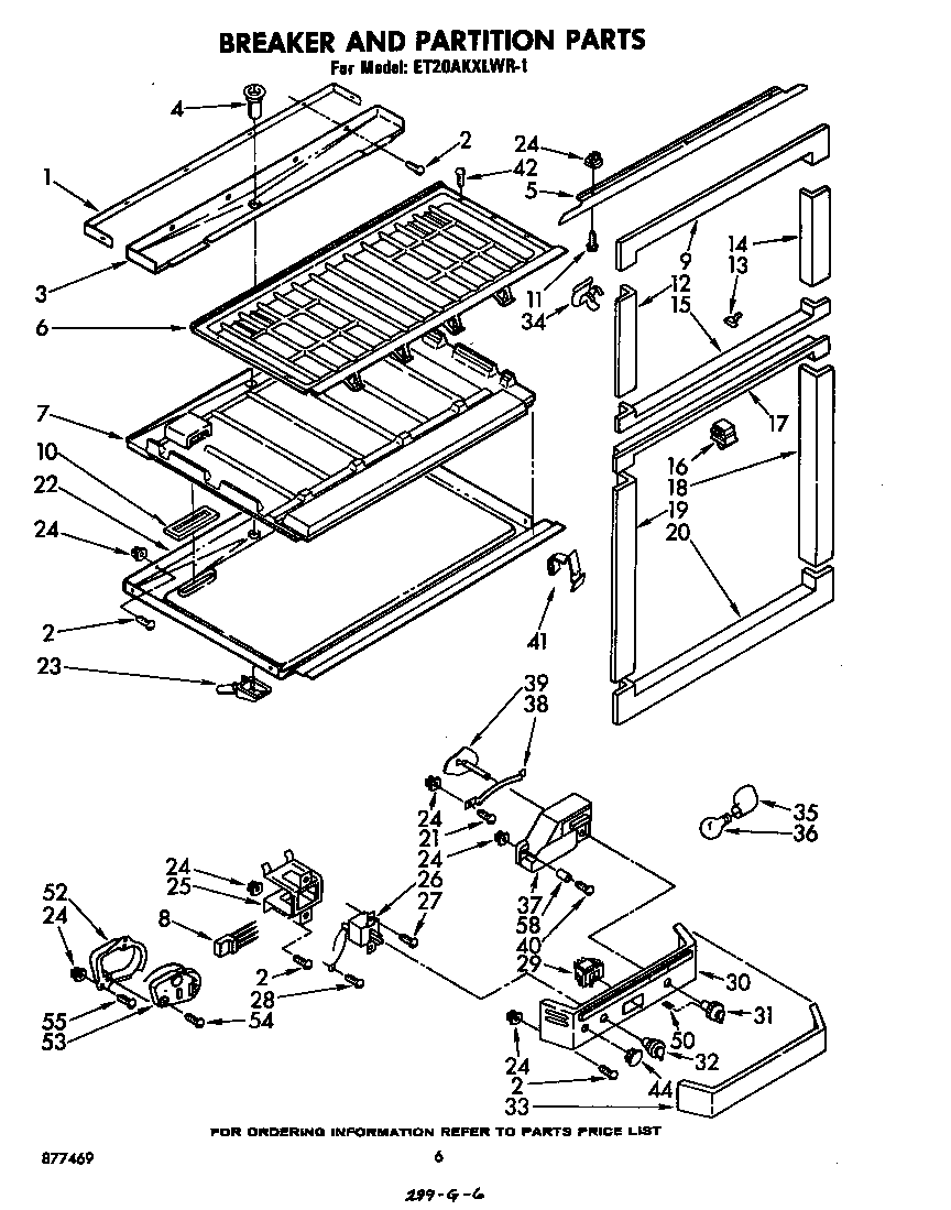 Breaker and partition