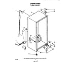 Whirlpool EV150CXKW1 cabinet diagram