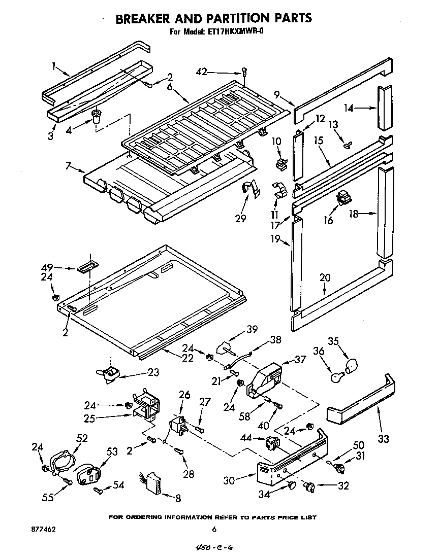 Breaker and partition