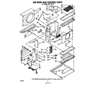 Whirlpool AHF14042 airflow and control diagram