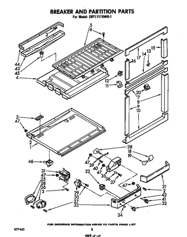 Breaker and partition