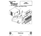 Whirlpool ALFH0820 cabinet and front parts diagram