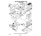 Whirlpool ALFH0820 air flow and control parts diagram