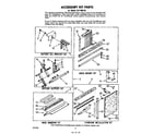 Whirlpool ALFH0820 accessory kit parts diagram