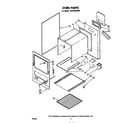 Whirlpool SF0100EKW0 oven diagram