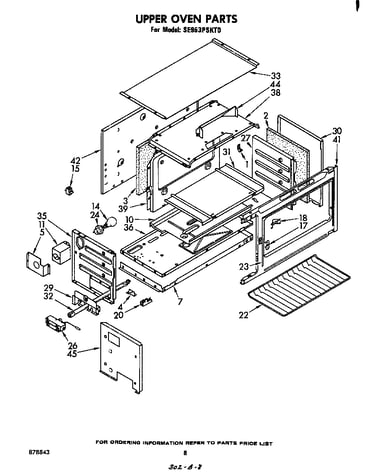 Upper oven