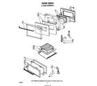 Whirlpool SB100PSK0 door parts diagram