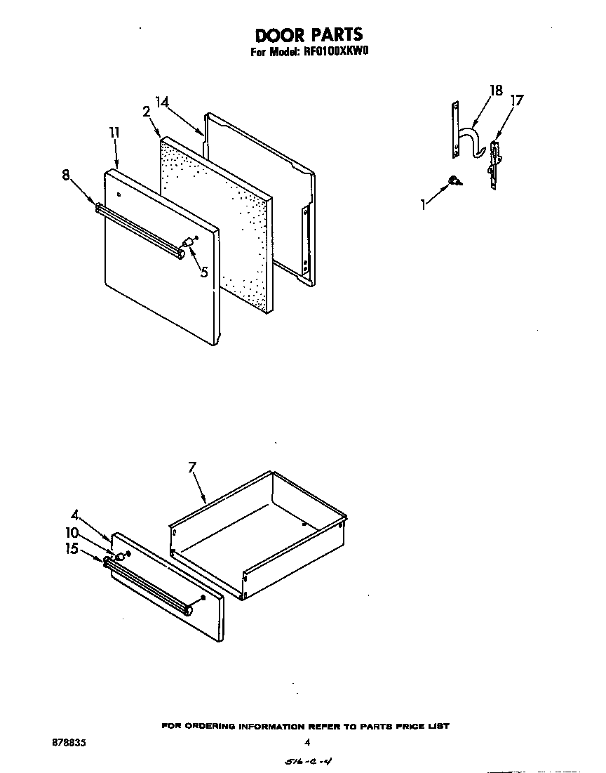Door and drawer