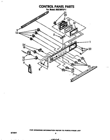 Control panel