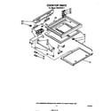 Whirlpool RS576PXP1 cook top diagram