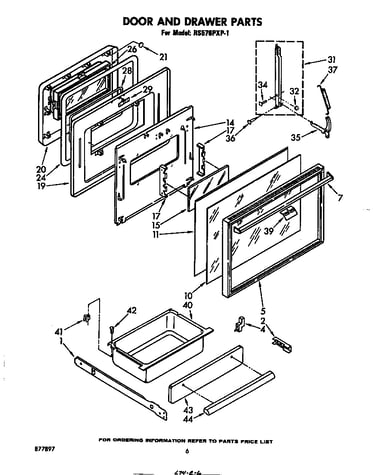 Door and drawer