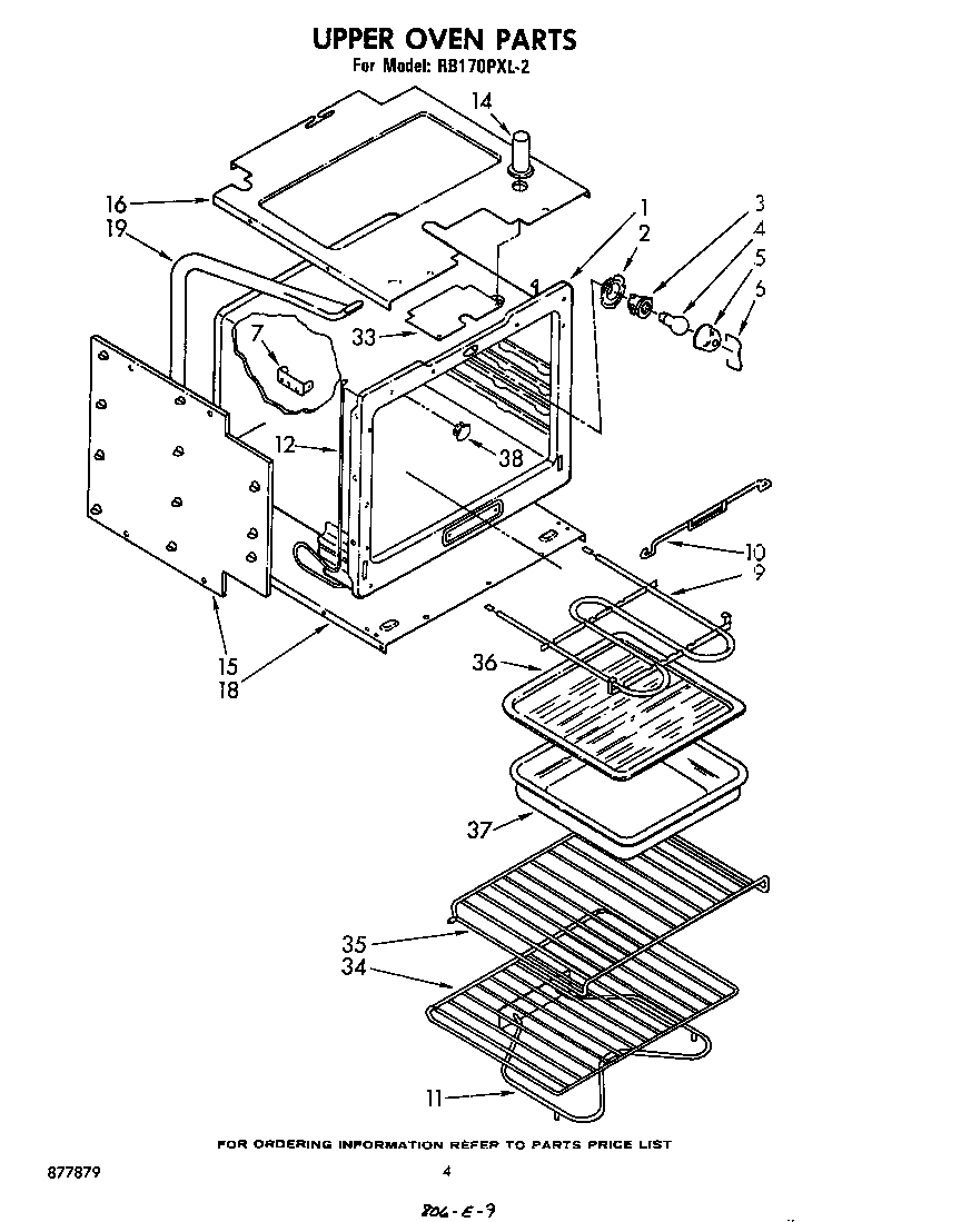 Upper oven