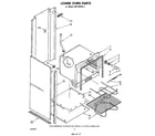 Whirlpool RB170PXLW2 lower oven diagram