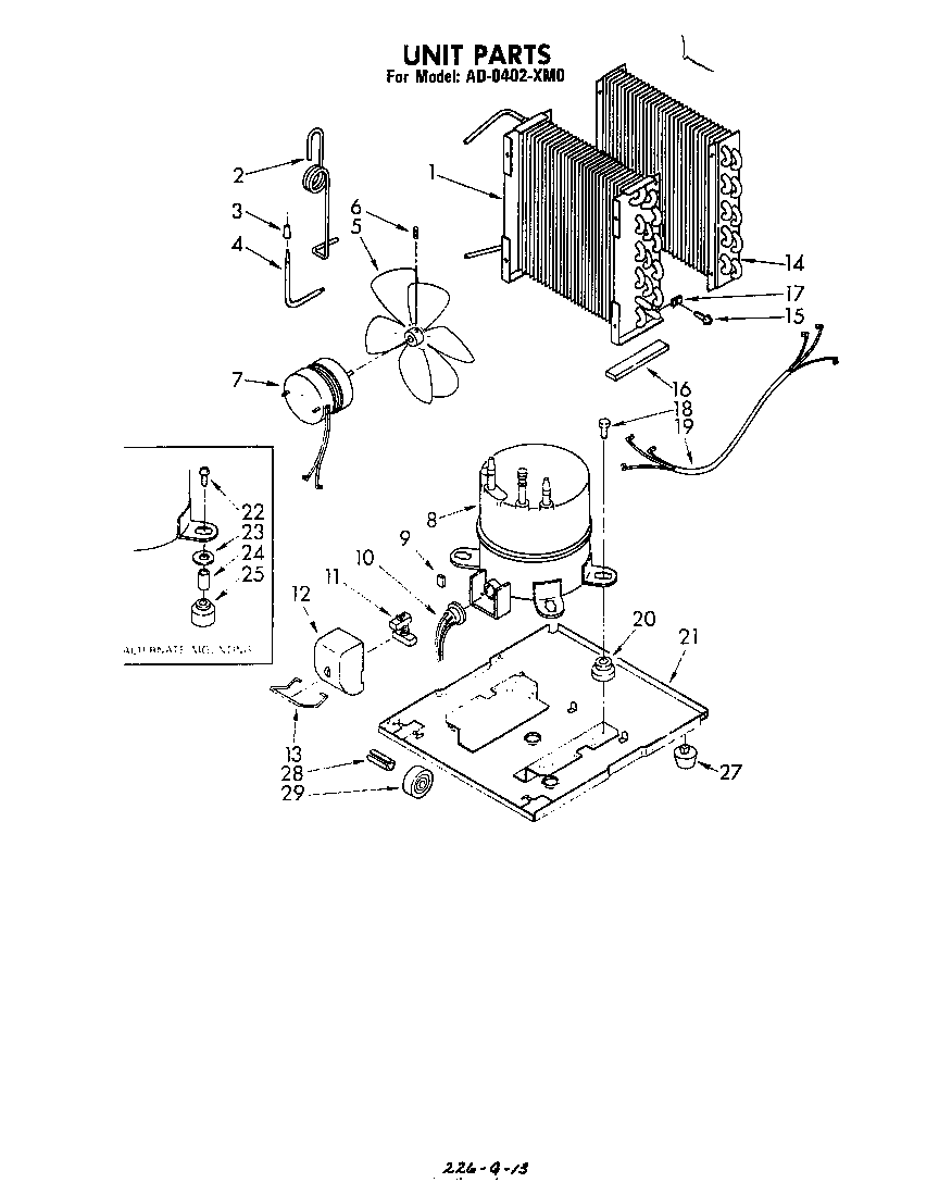 Unit parts