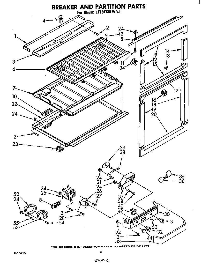 Breaker and partition