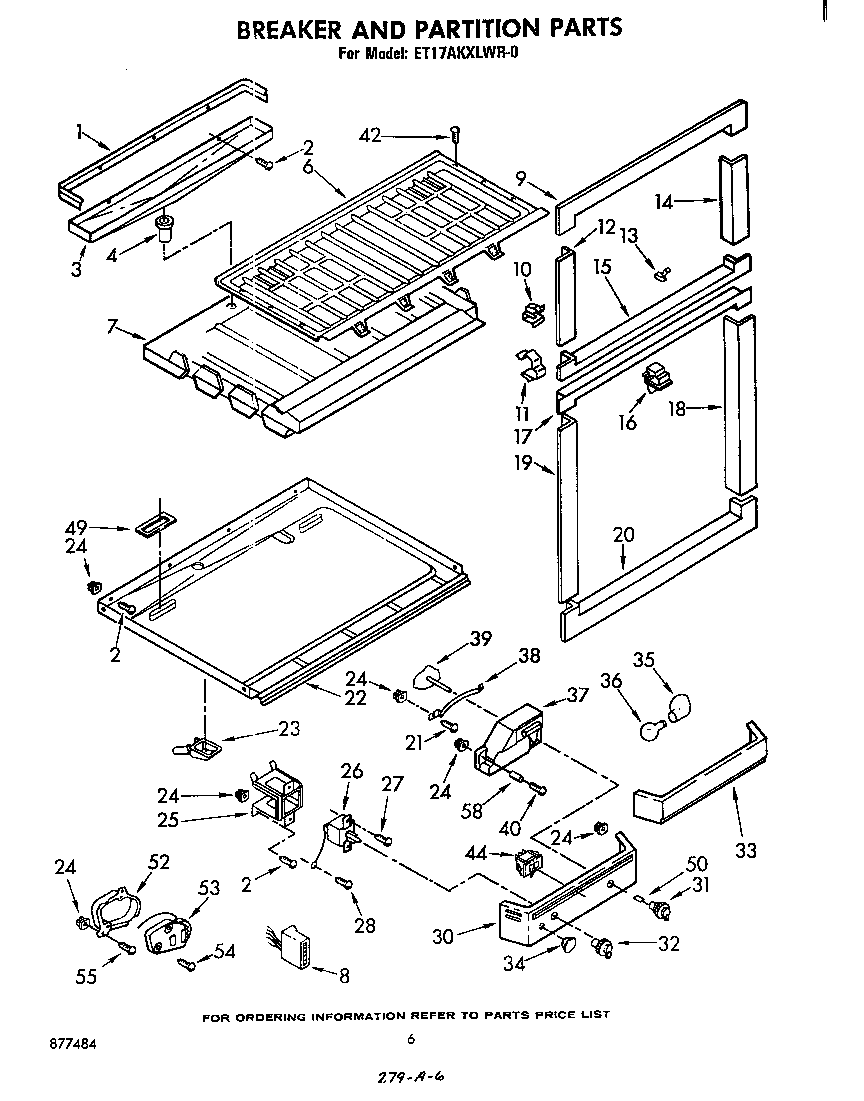 Breaker and partition