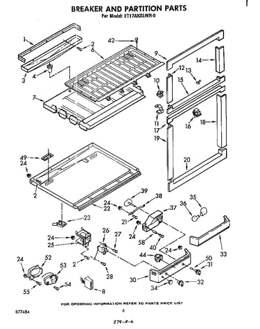 Breaker and partition