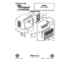 Whirlpool ALJ12020 cabinet parts diagram