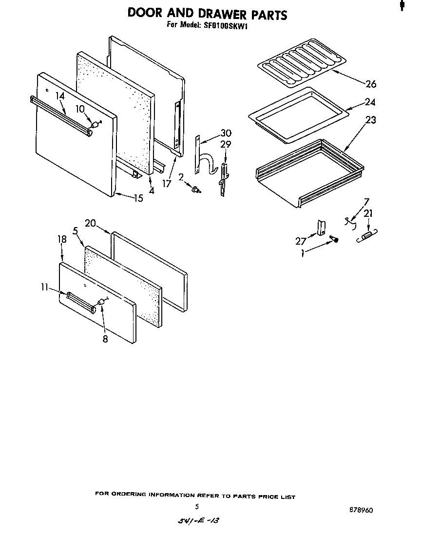 Door and drawer